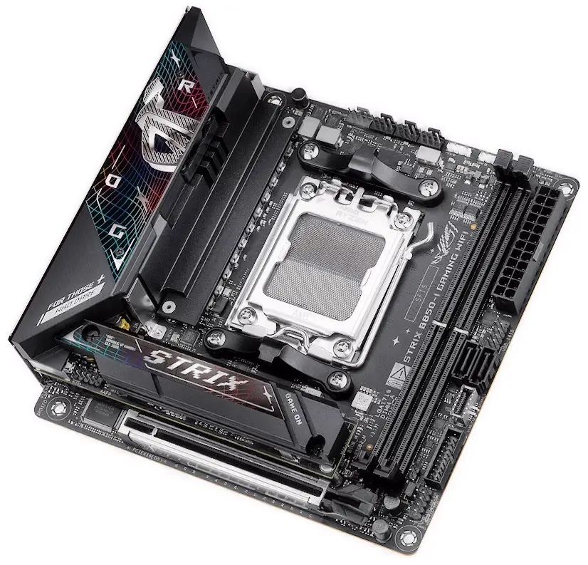 Informático Caraquiz - Montaje ASUS ROG STRIX B850-I GAMING WIFI Caraquiz